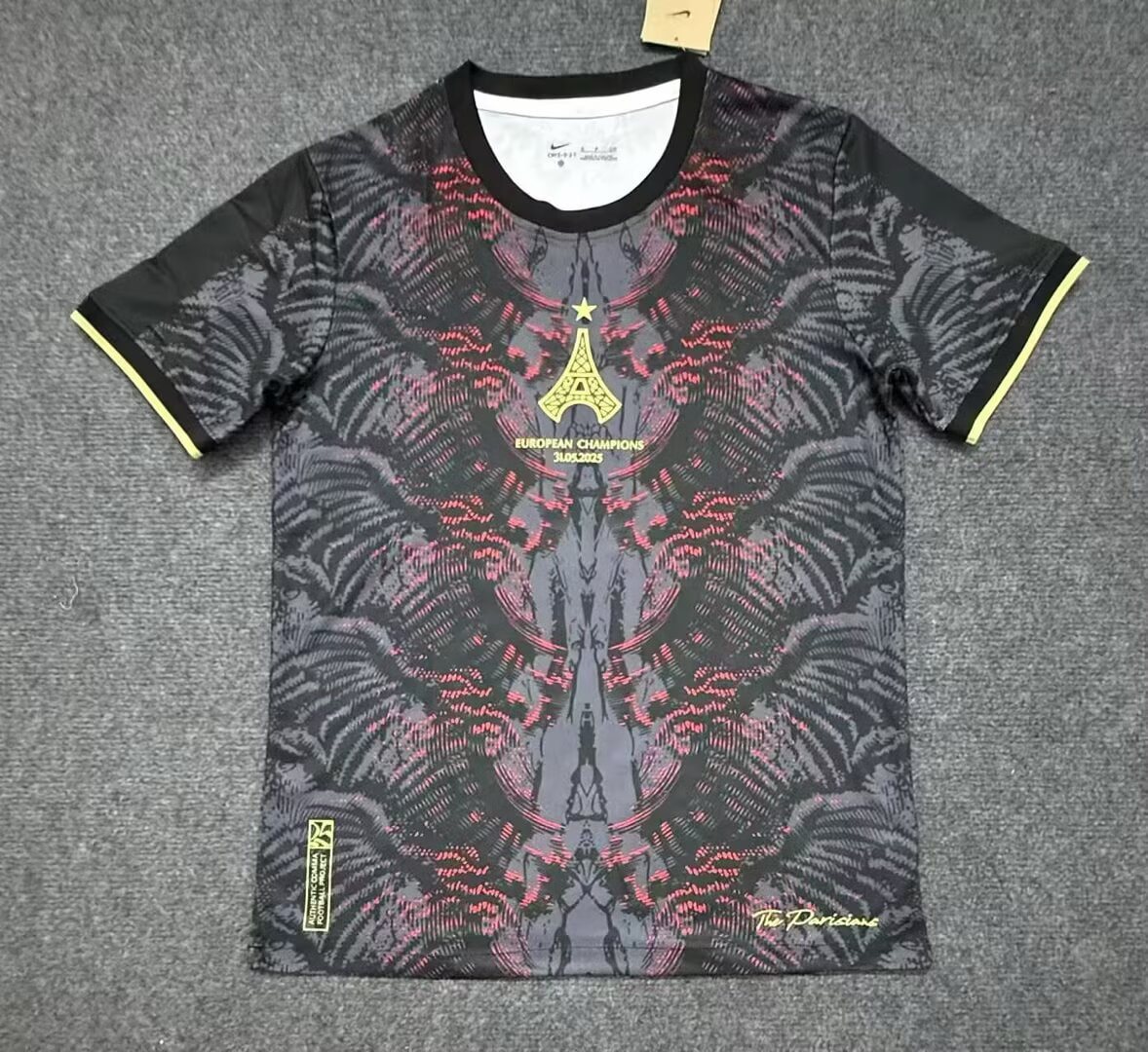 The Parisians 2025 European Champions Man Jersey