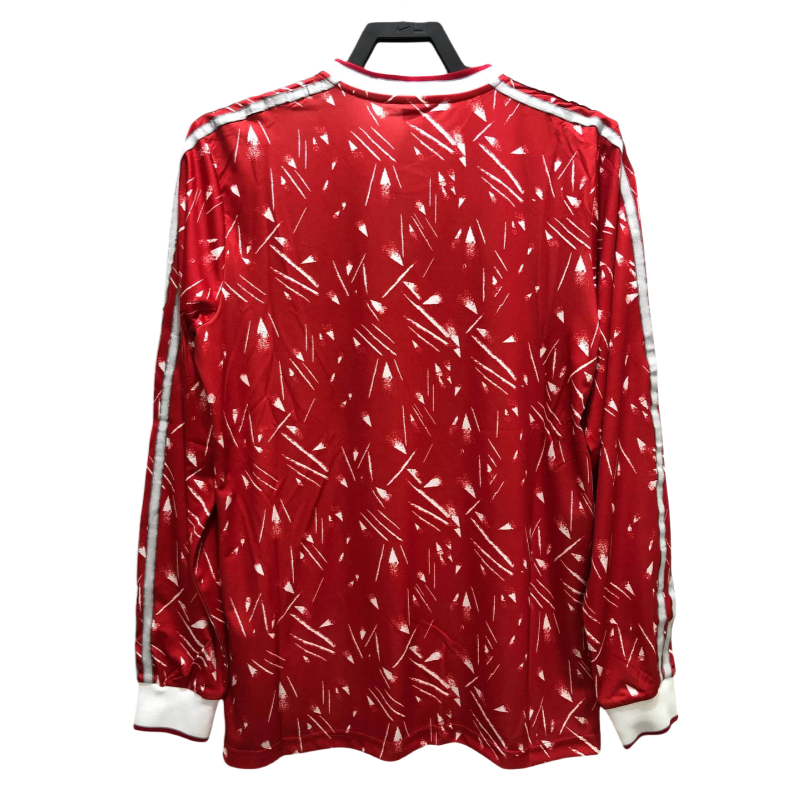 Liverpool Retro Long Sleeve Home Football Shirt 1989/1991