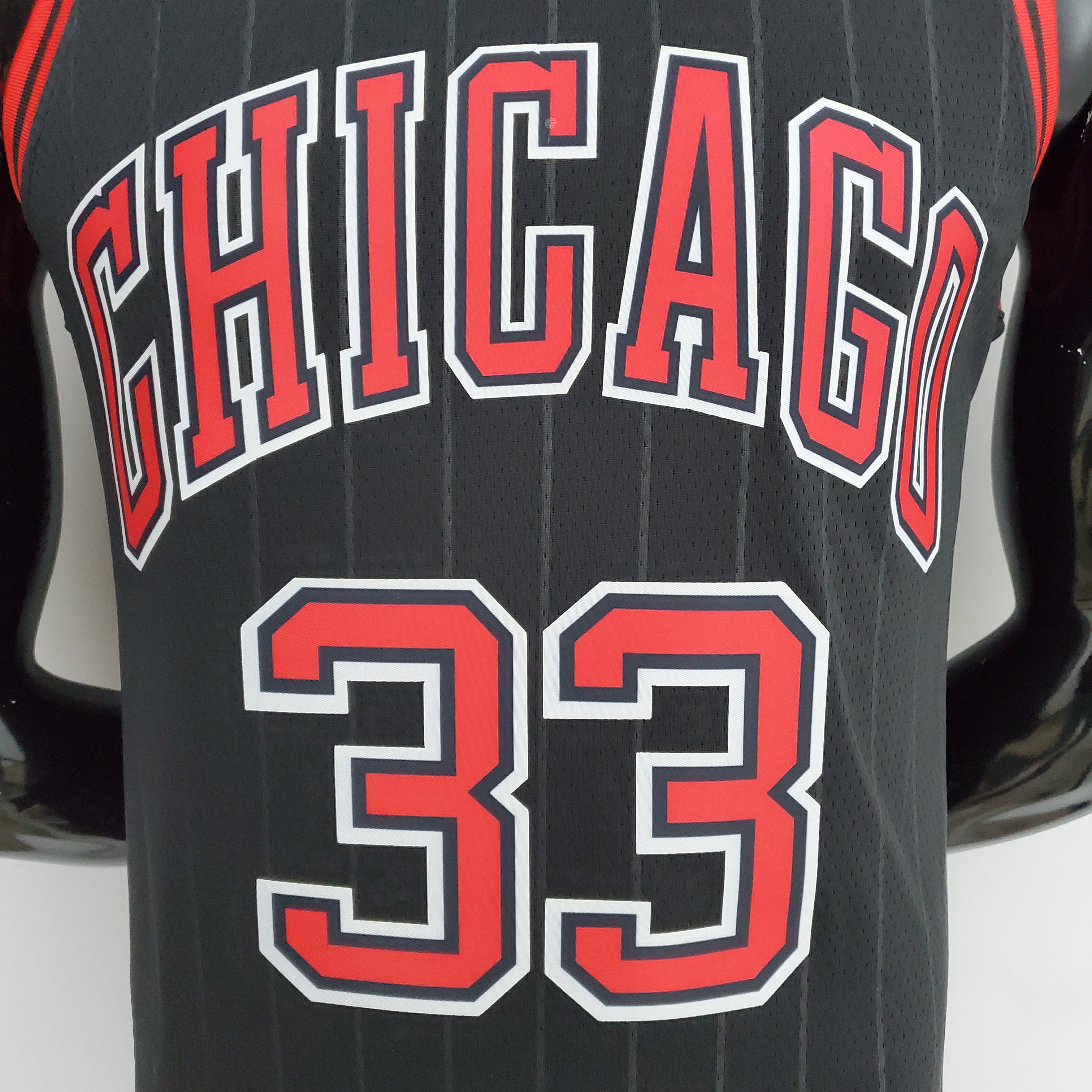 Scottie Pippen Chicago Bulls 75th Anniversary Swingman Jersey Flyers Black