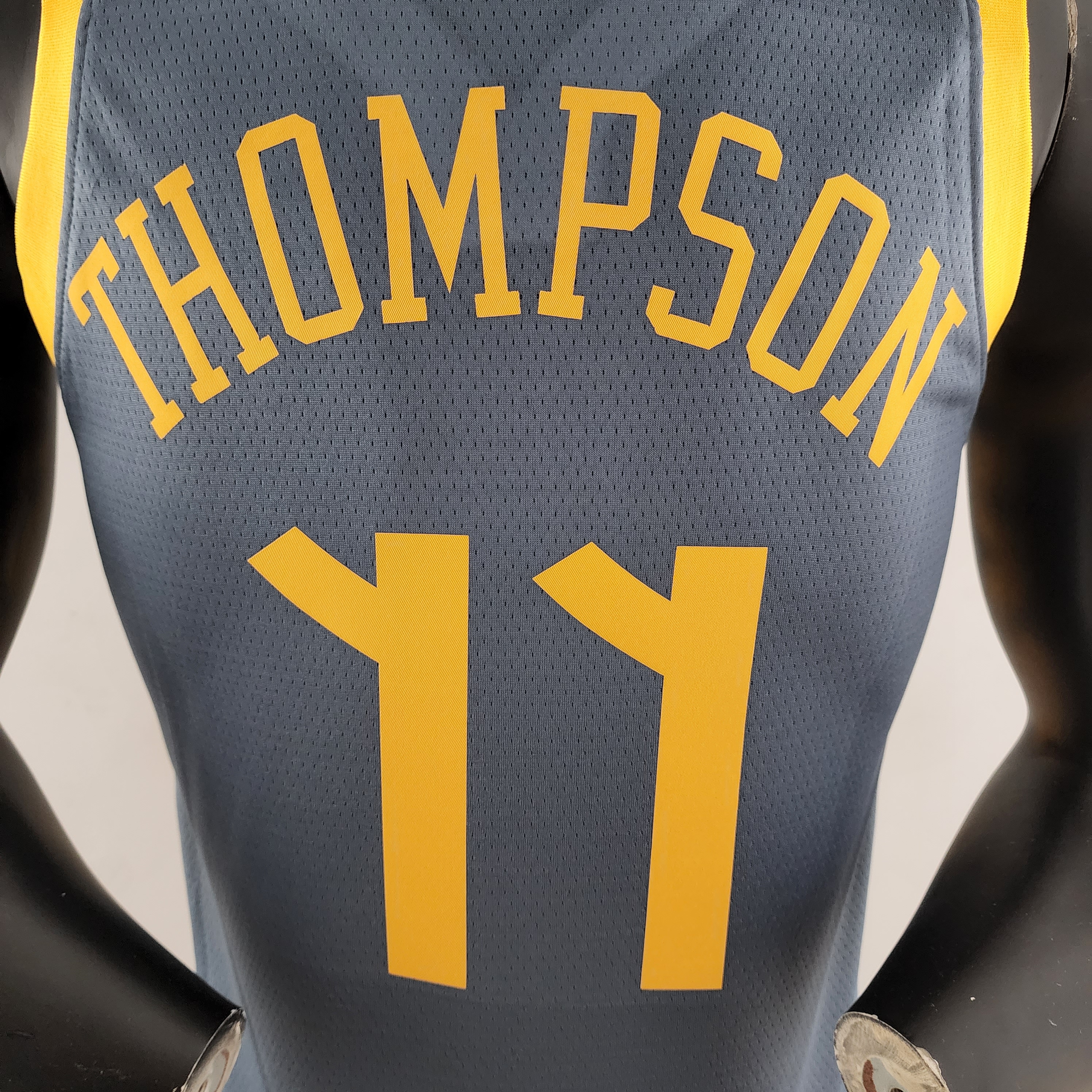 Klay Thompson Golden State Warriors Grey Swingman Jersey 2018