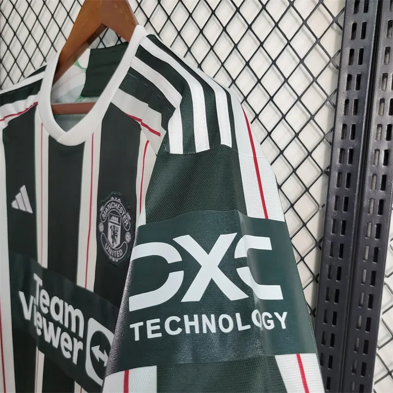 23-24 Manchester United Away Long Sleeve Jersey