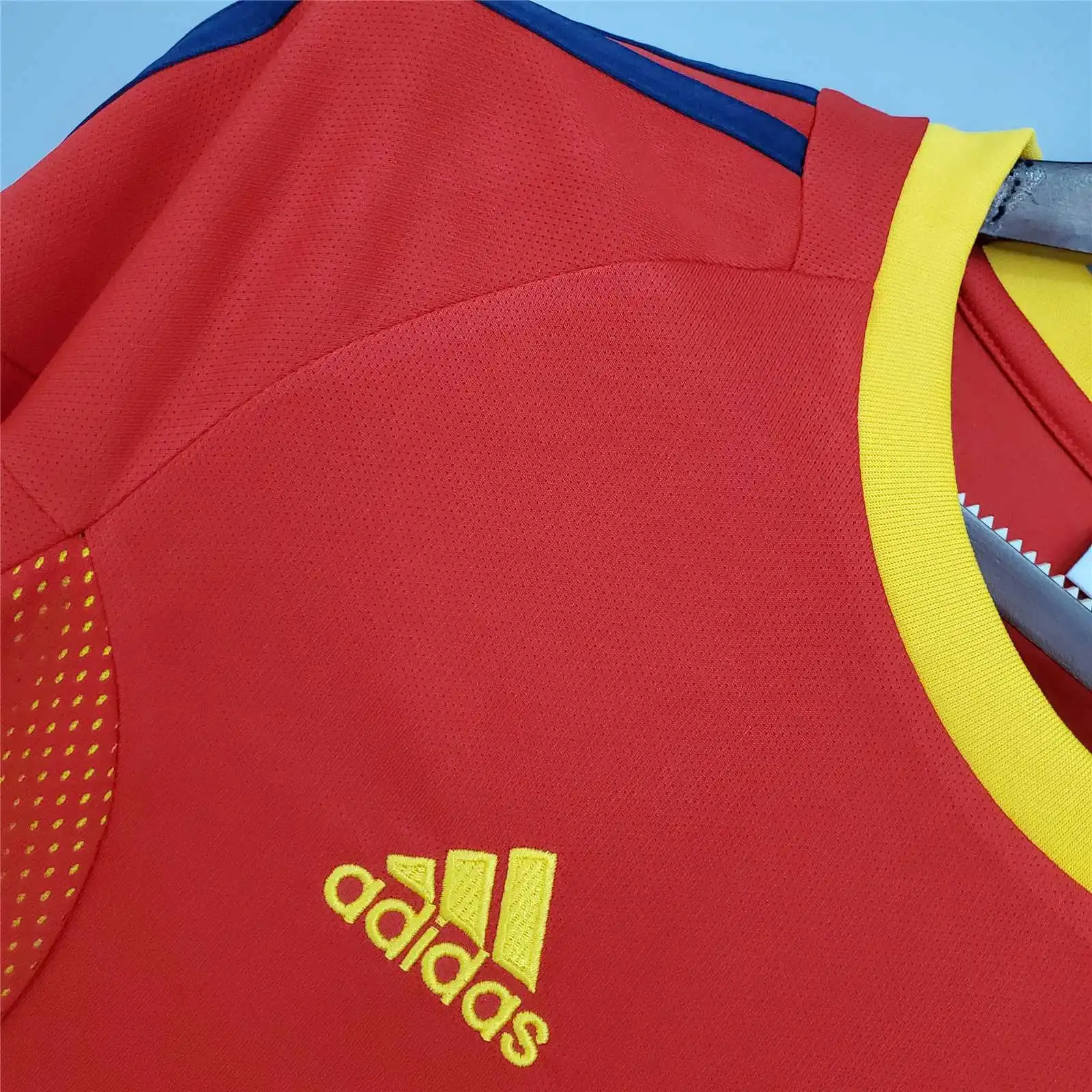 Spain Retro Jersey Home World Cup 2002