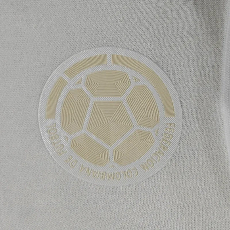 Colombia Nation 2024 100th Anniversary White Hoodie Jacket