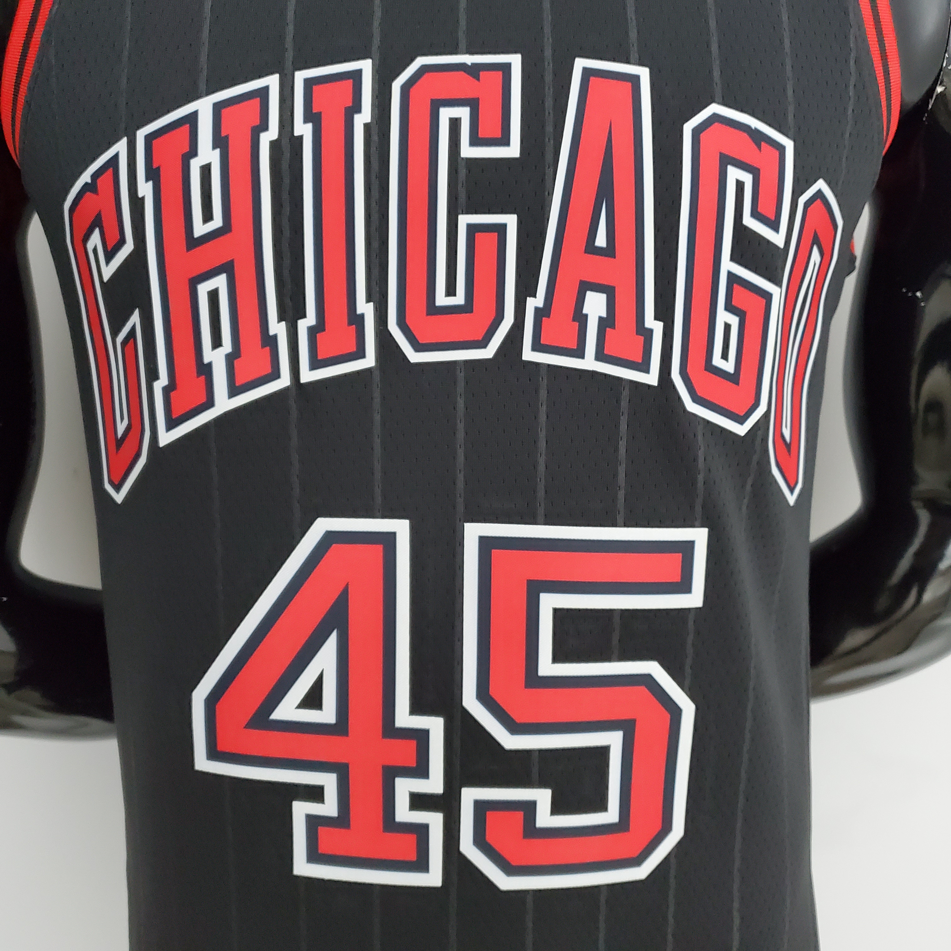 Michael Jordan Chicago Bulls 75th Anniversary Swingman Jersey Flyers Black