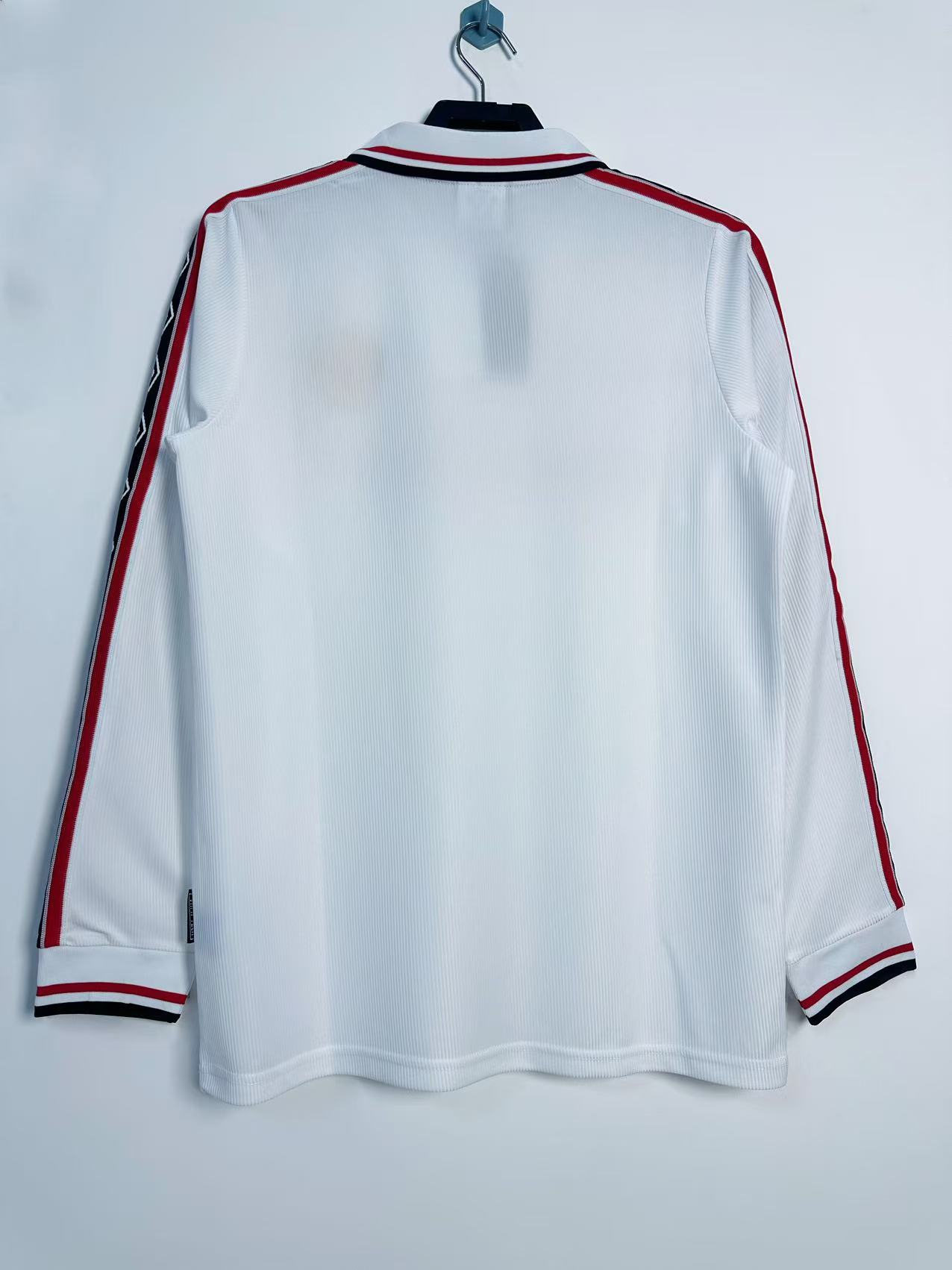 Manchester United Commemorative Edition Long Sleeve Retro Jersey 98/99