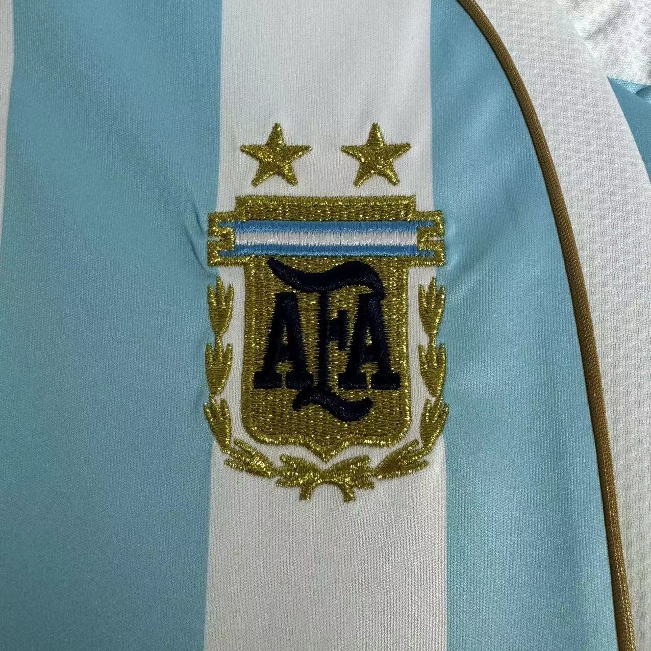 Argentina Home Retro Jersey 2006/07