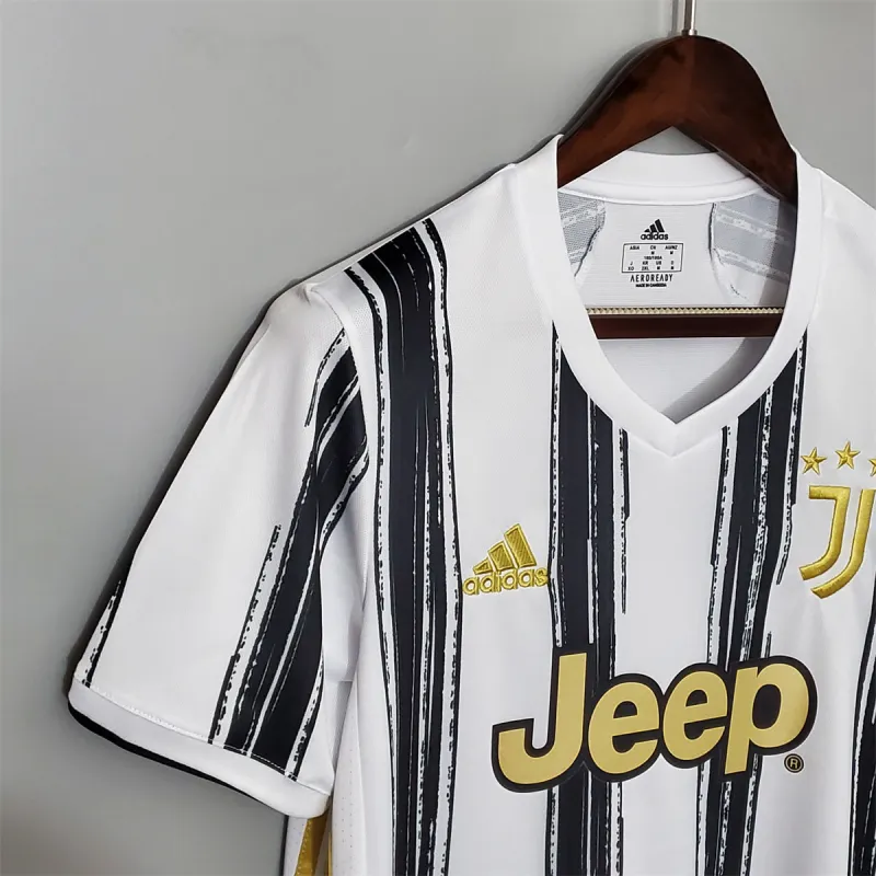 20-21 Juventus Home Soccer Retro Jerseys Shirt