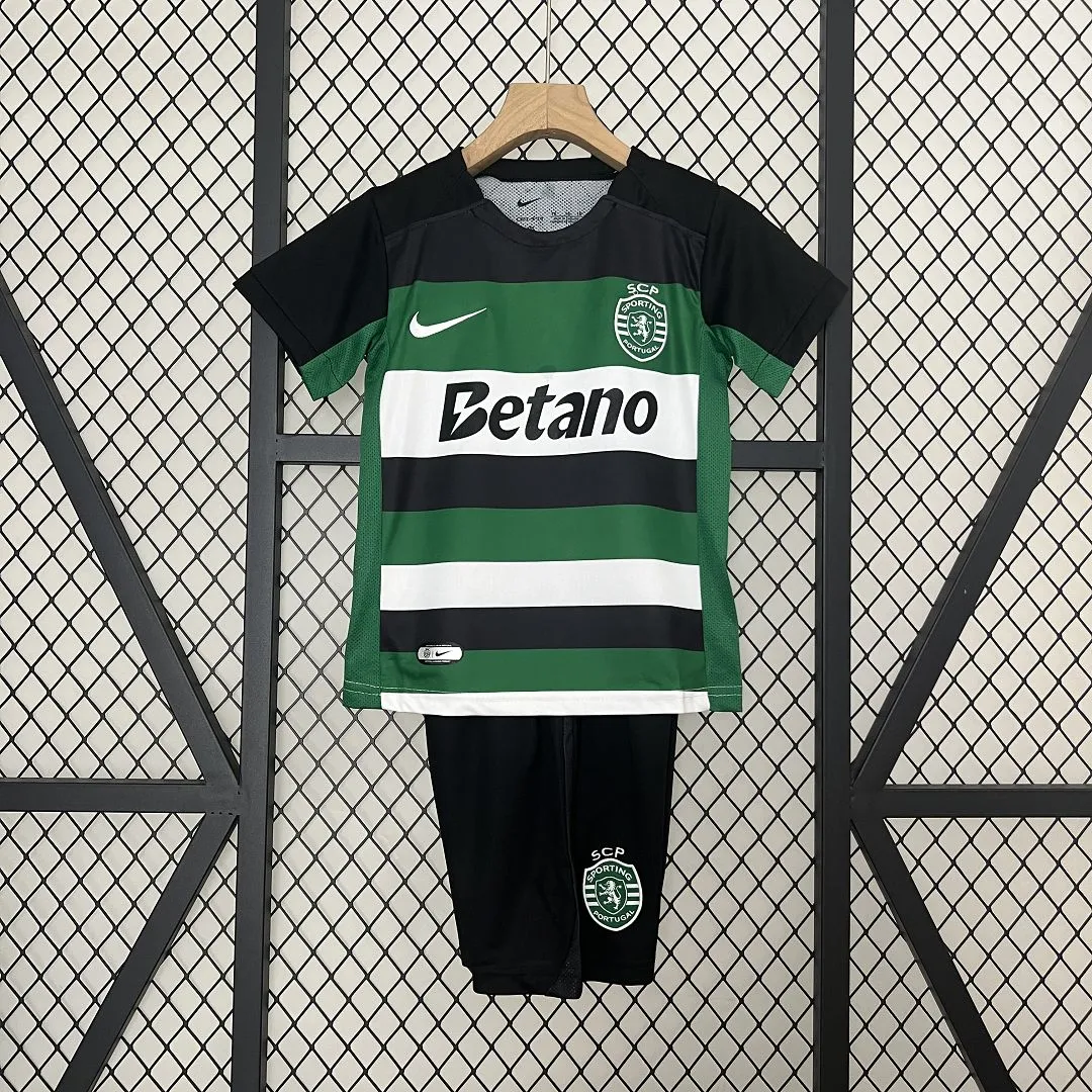Kids Sporting CP Home Jerseys 2024-25