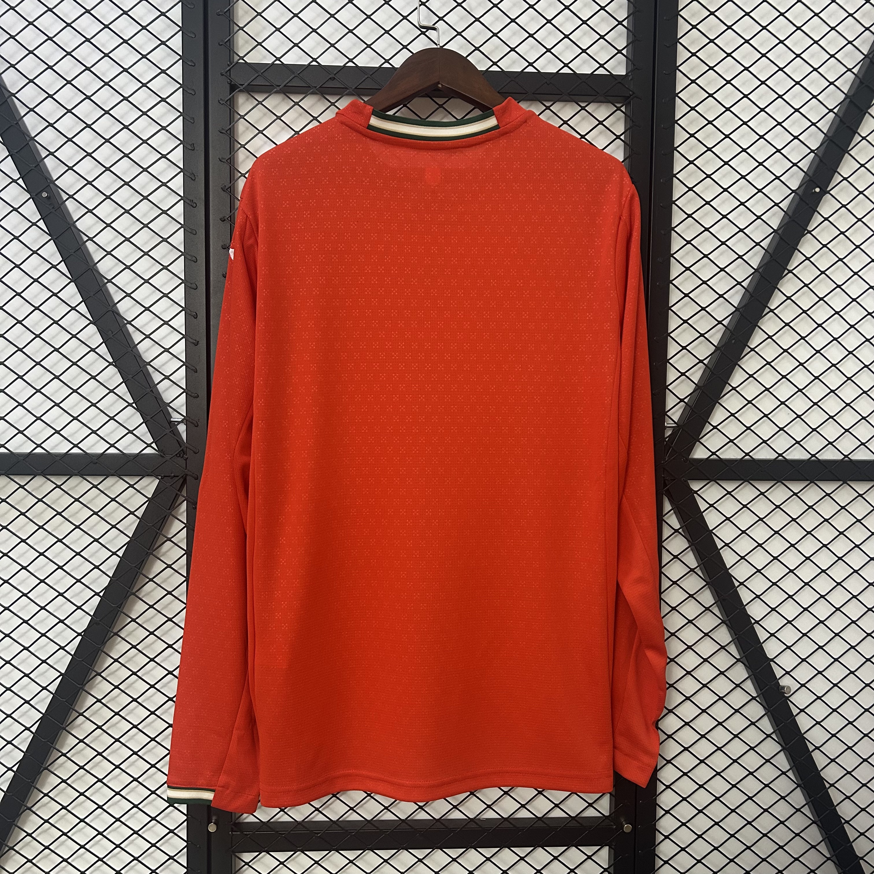 Portugal Euro 2025 Home Long Sleeve Man Jersey