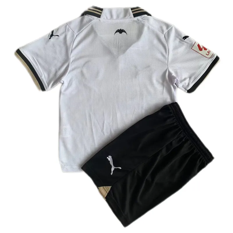 Kids Valencia 2023/24 Home Kit Jersey+Shorts