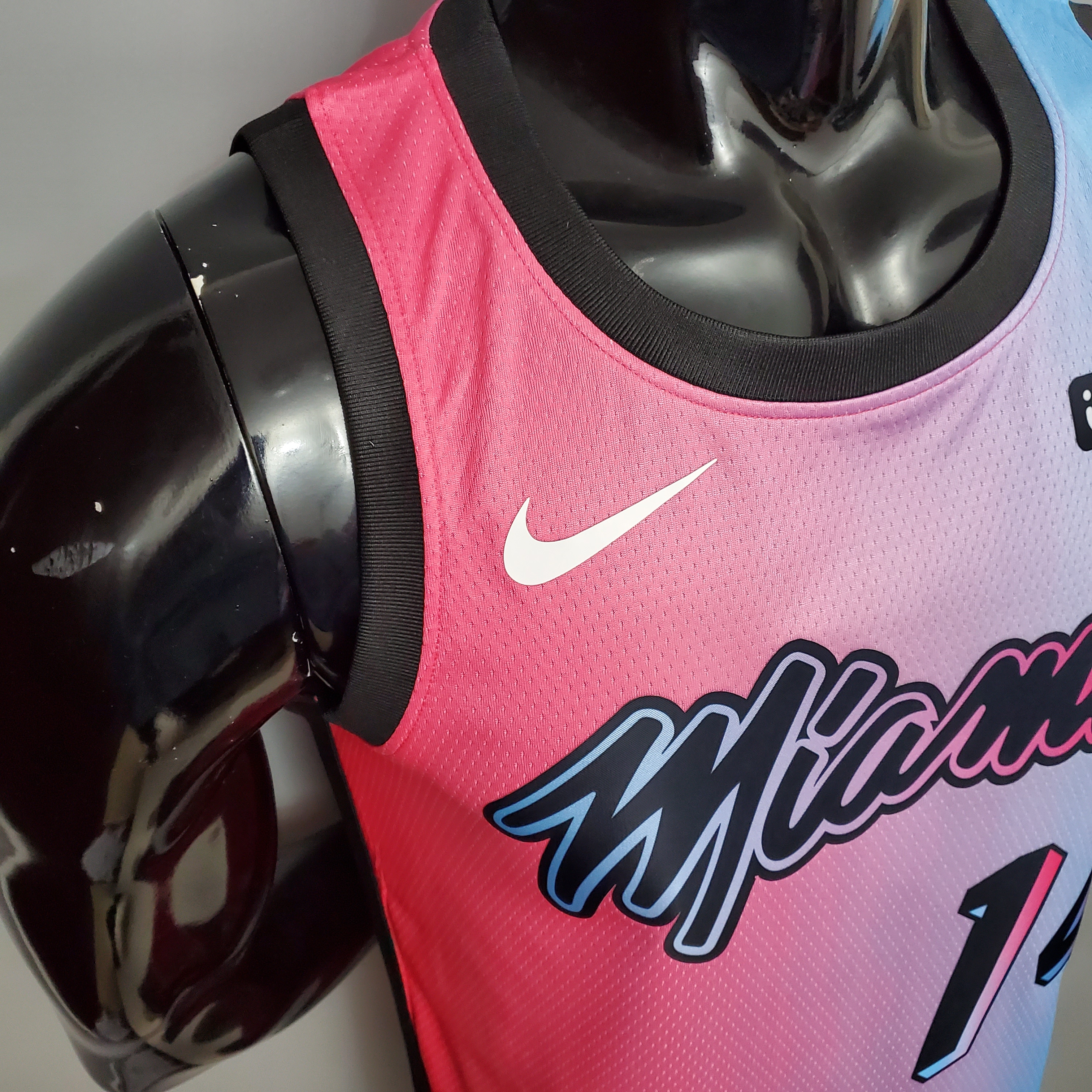 Tyler Herro Miami Heat Swingman Jersey Pink Blue