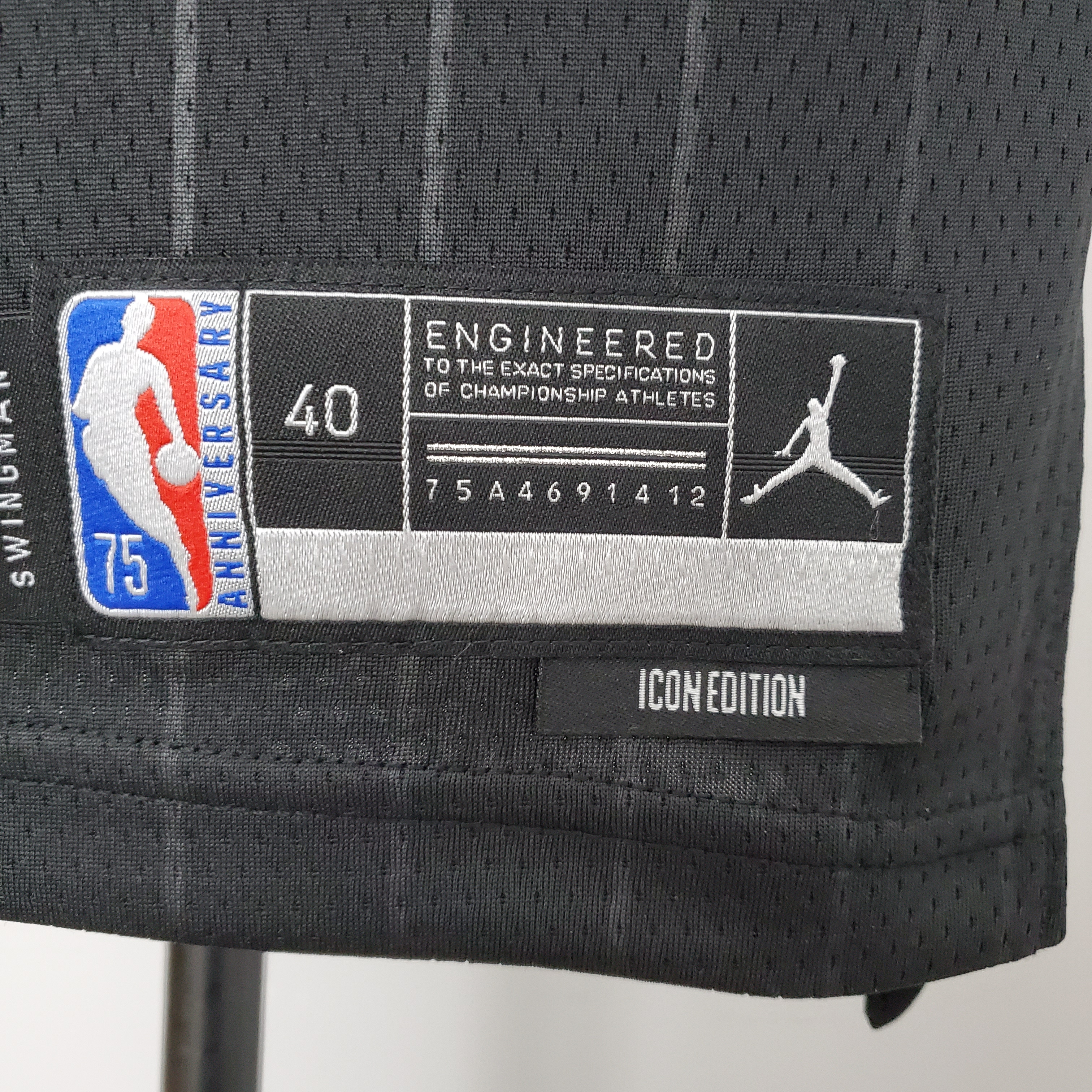 DeMar DeRozan Chicago Bulls 75th Anniversary Swingman Jersey Flyers Black