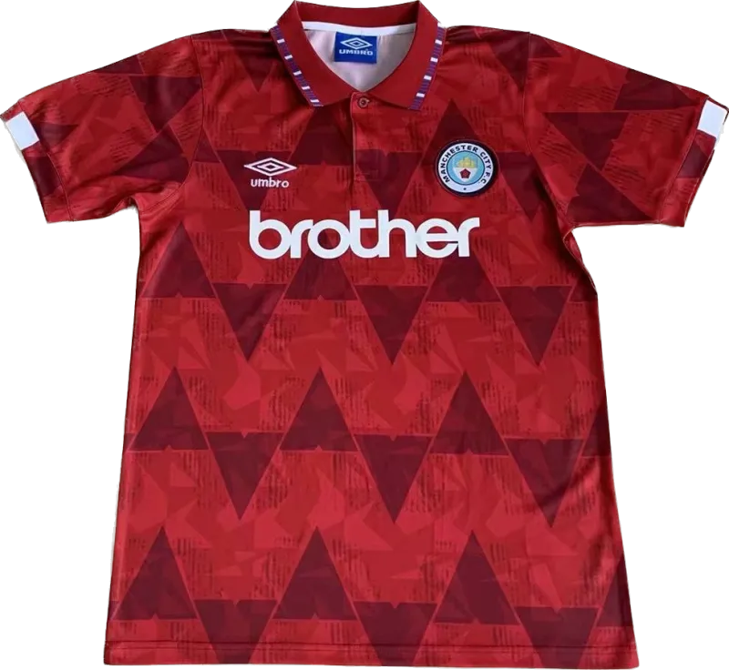1990/92 Manchester City Retro Jersey Away