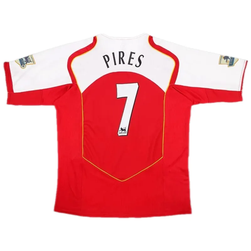 04-05 Arsenal Henry #14 FABREGAS #15 Pires #7 Bergkamp #10 Retro Jersey Home Replica