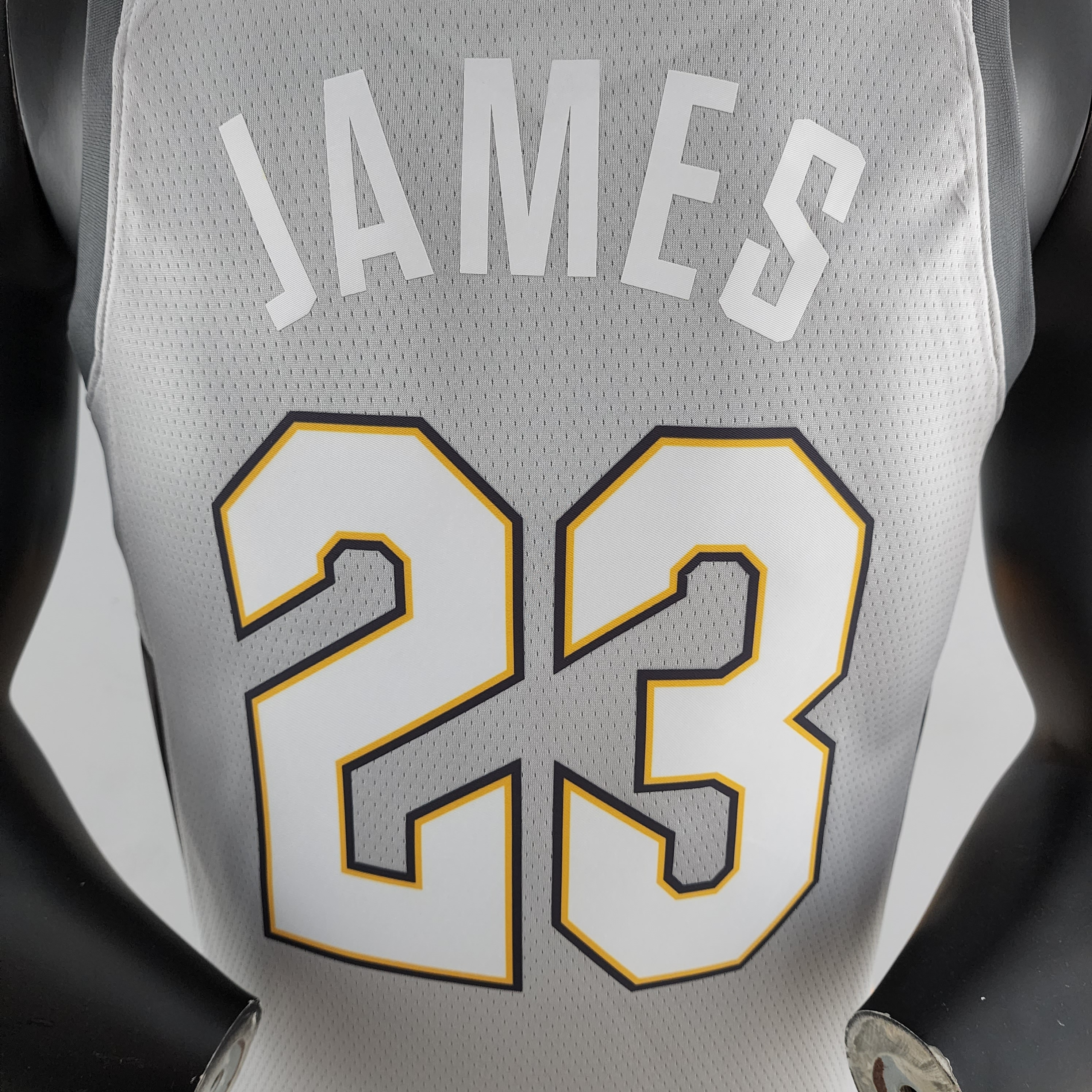 LeBron James Cleveland Cavaliers Grey Swingman Jersey 2018