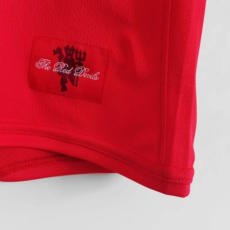 2007-08 Manchester United Retro Long Sleeve Jersey UCL Final Home