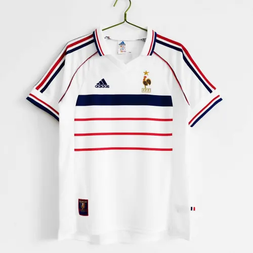 1998 France Retro Jersey Away World Cup
