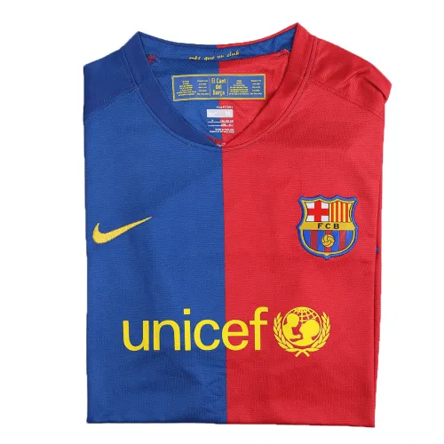08-09 Barcelona Retro Jersey Home