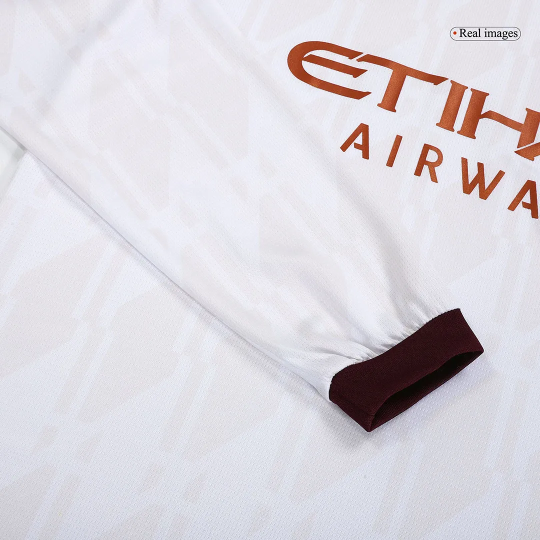 2023/24 Manchester City Away Long Sleeve Jersey