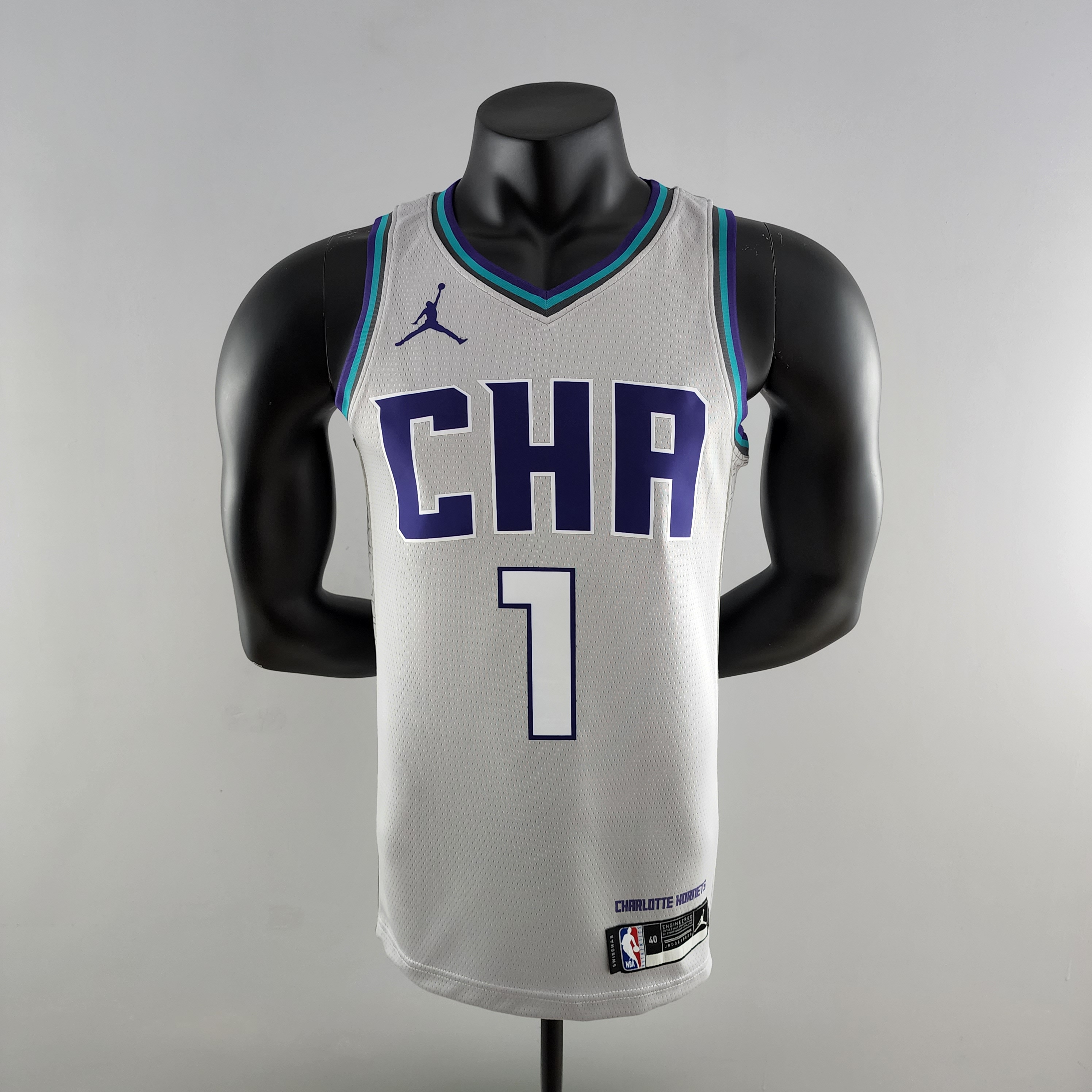 LaMelo Ball Charlotte Hornets Swingman Jersey Grey 2019
