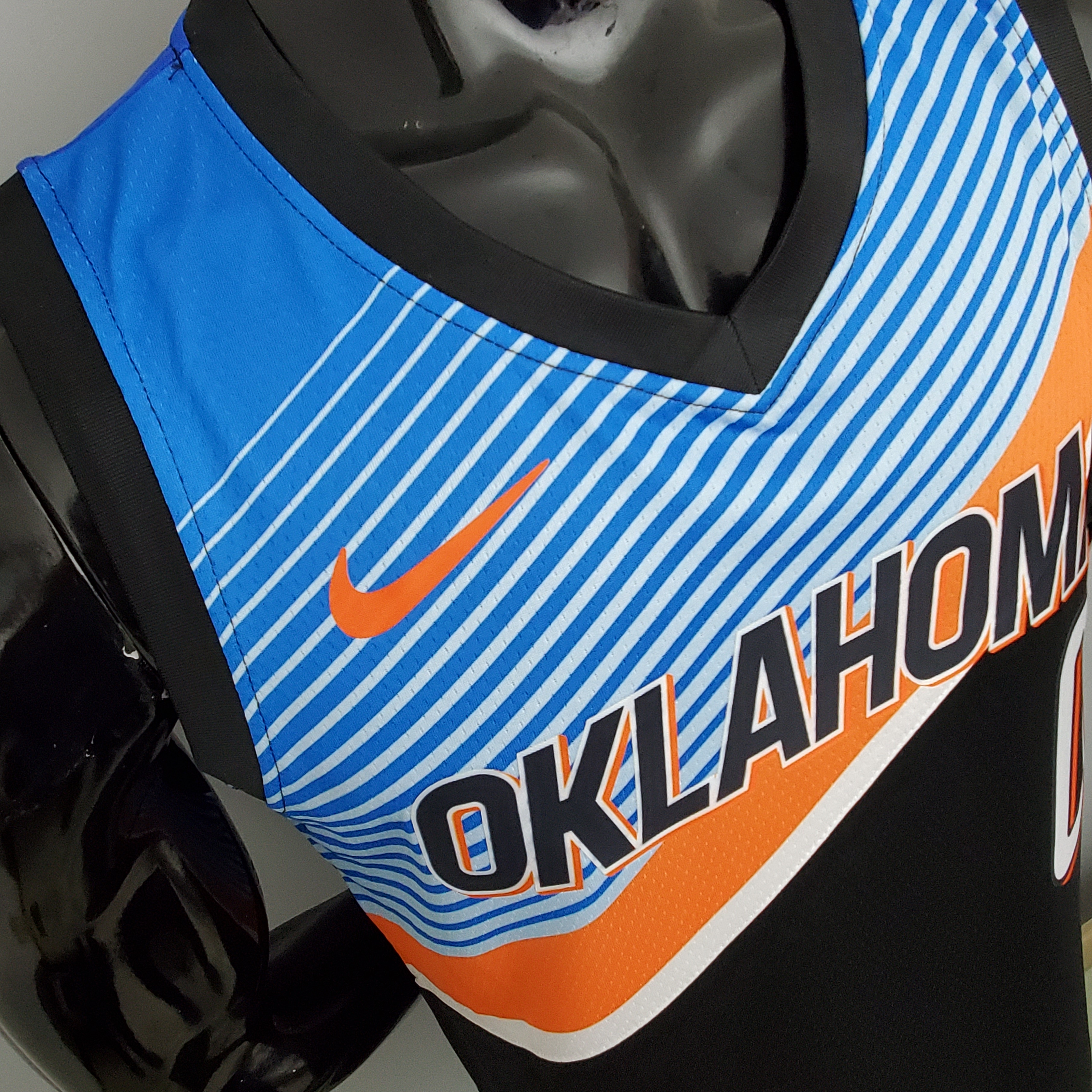Russell Westbrook Oklahoma City Thunder City Edition Swingman Jersey Black