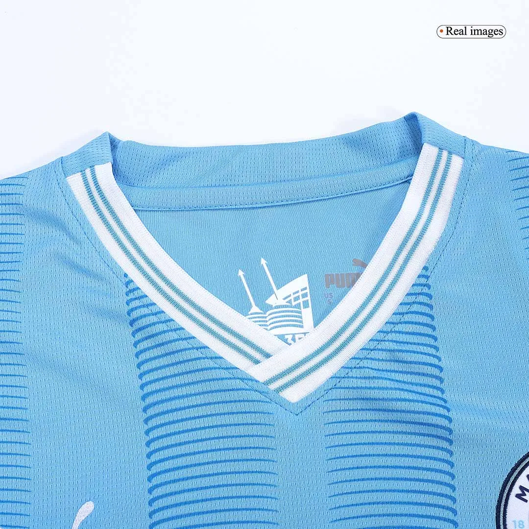 2023/24 Manchester City Home Long Sleeve Jersey