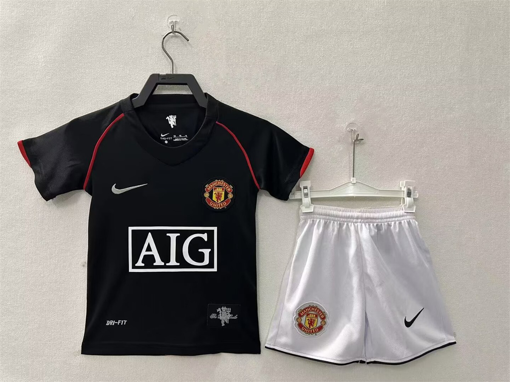 Manchester United Away Retro Kids Jersey 2007/08