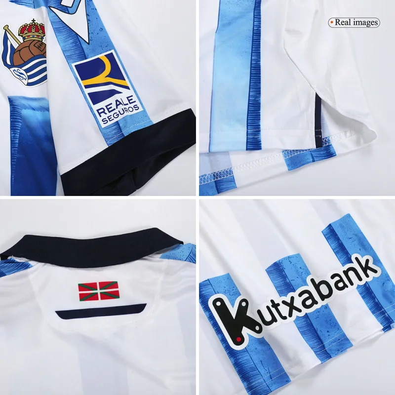 Kids Real Sociedad 2023/24 Home Kit Jersey+Shorts