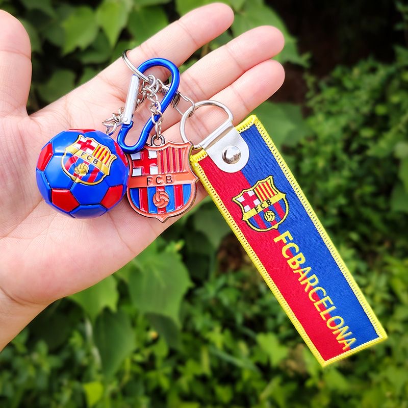 Real Madrid, Barcelona, Manchester City, Liverpool Club Keychain Football Gift