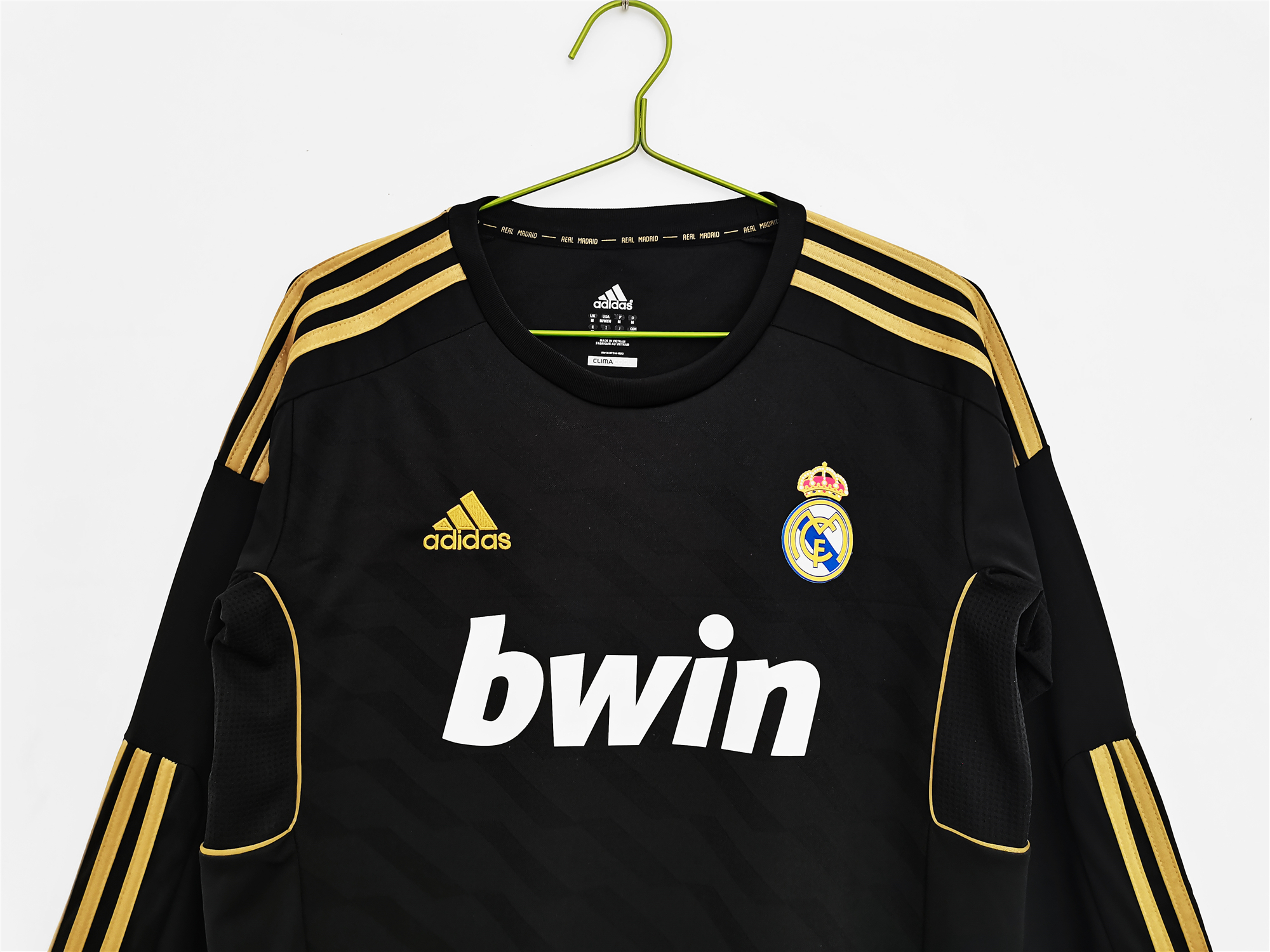 Real Madrid Away Long Sleeve Retro Jersey 2011/12