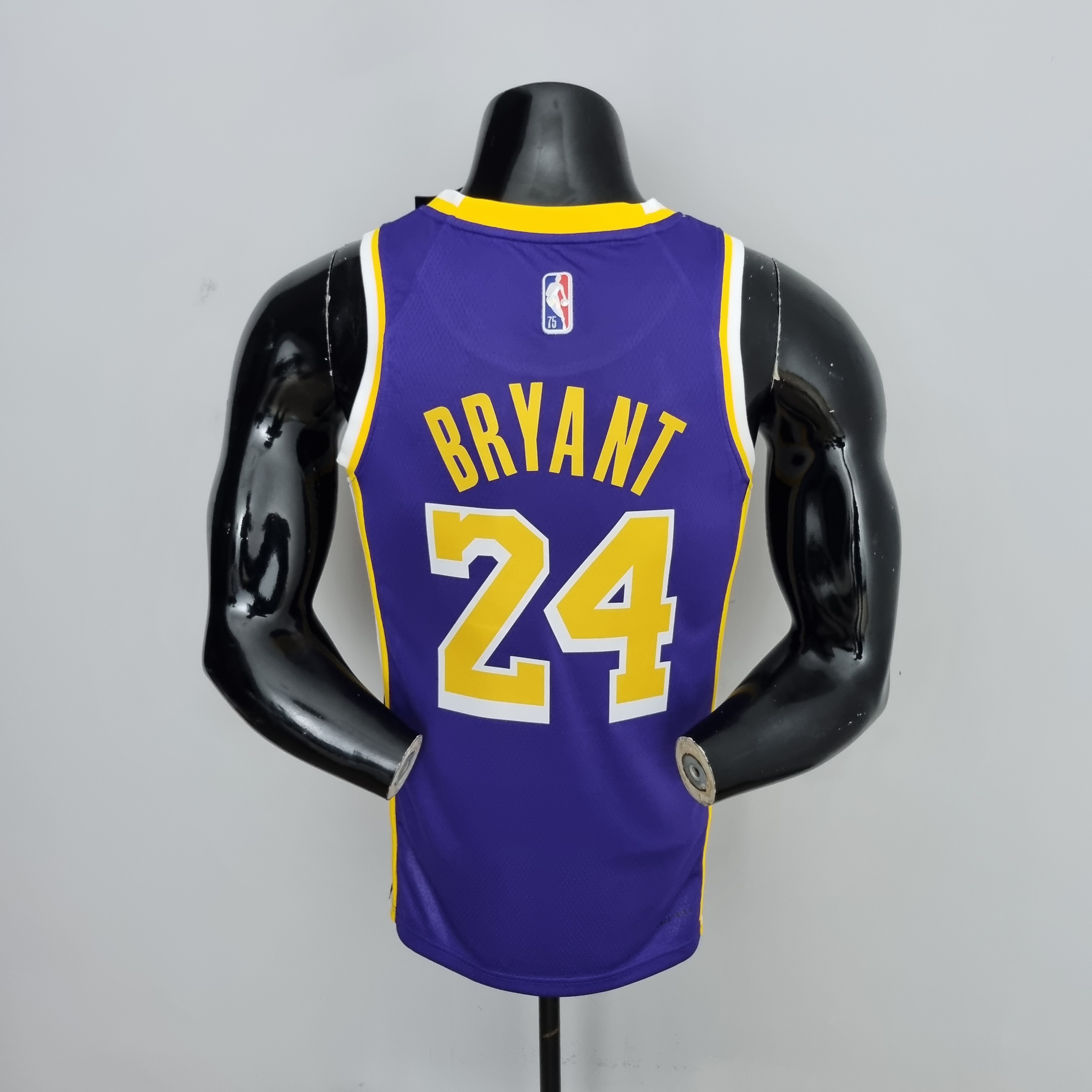 Kobe Bryant Los Angeles Lakers 75th Anniversary Swingman Jersey Purple
