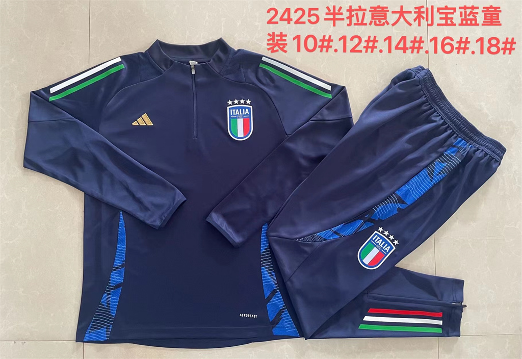 Italy Kids Training Suit 24/25