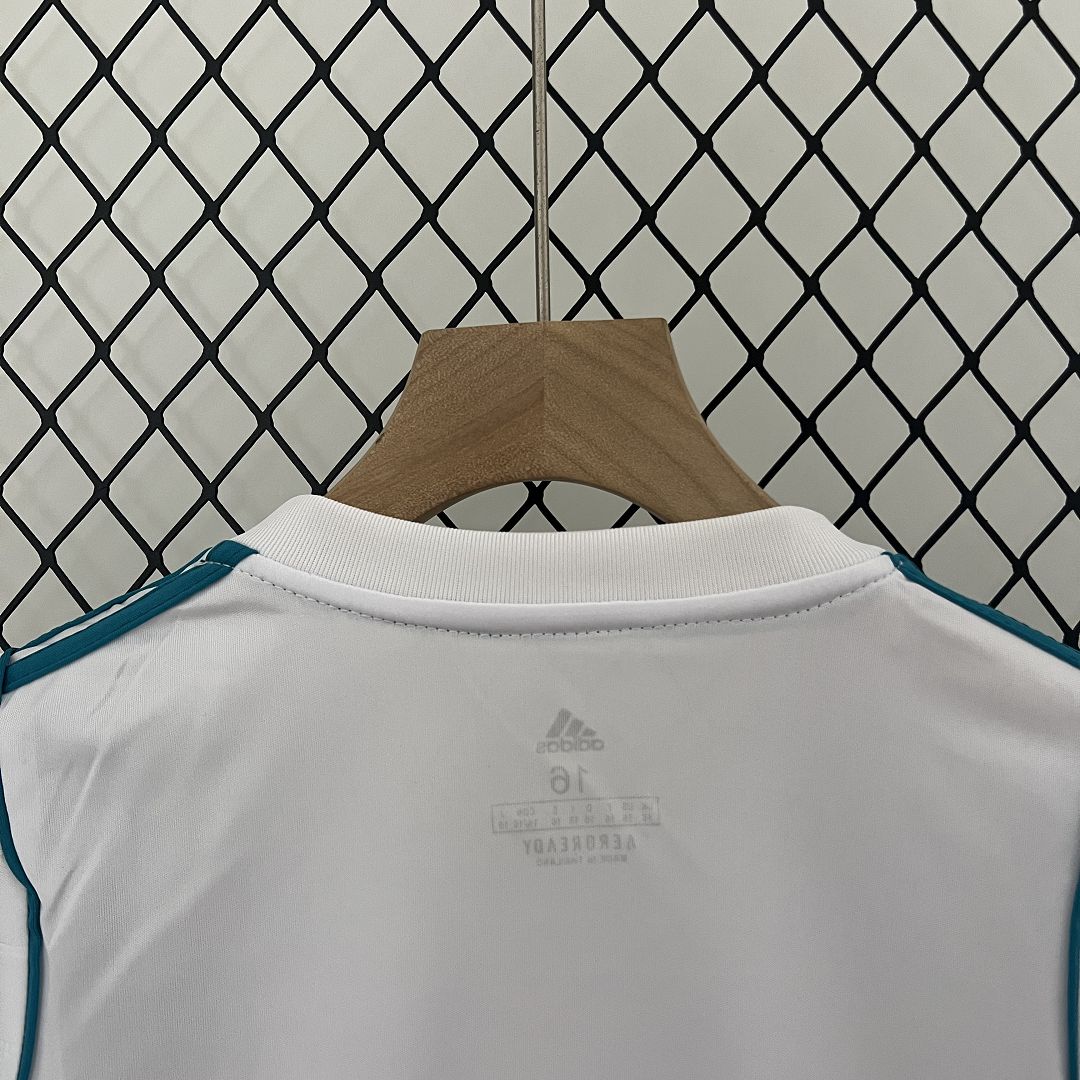 Real Madrid 17-18 Home Retro Kids Kit Soccer Jersey