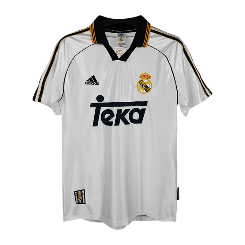 Real Madrid Retro Jersey Home Shirt 1998-00
