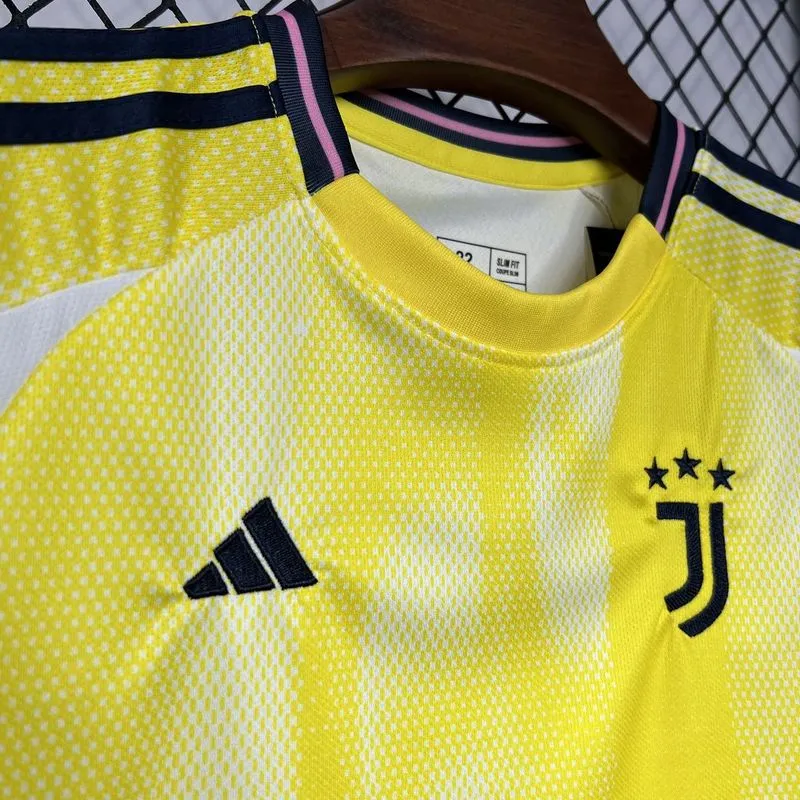 Kids Juventus Away Jersey Kit 2024-25