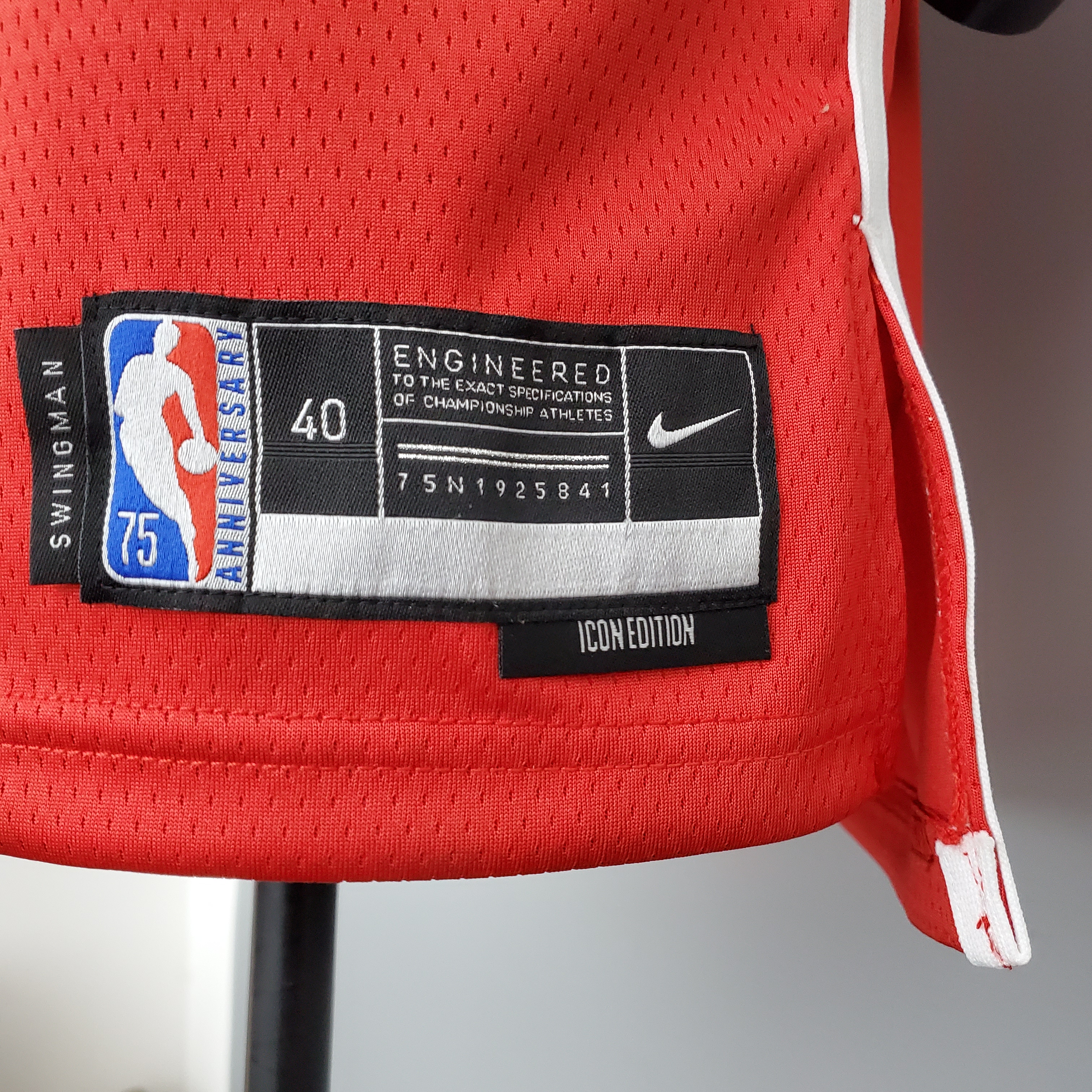 Russell Westbrook Washington Wizards 75th Anniversary Swingman Jersey Red