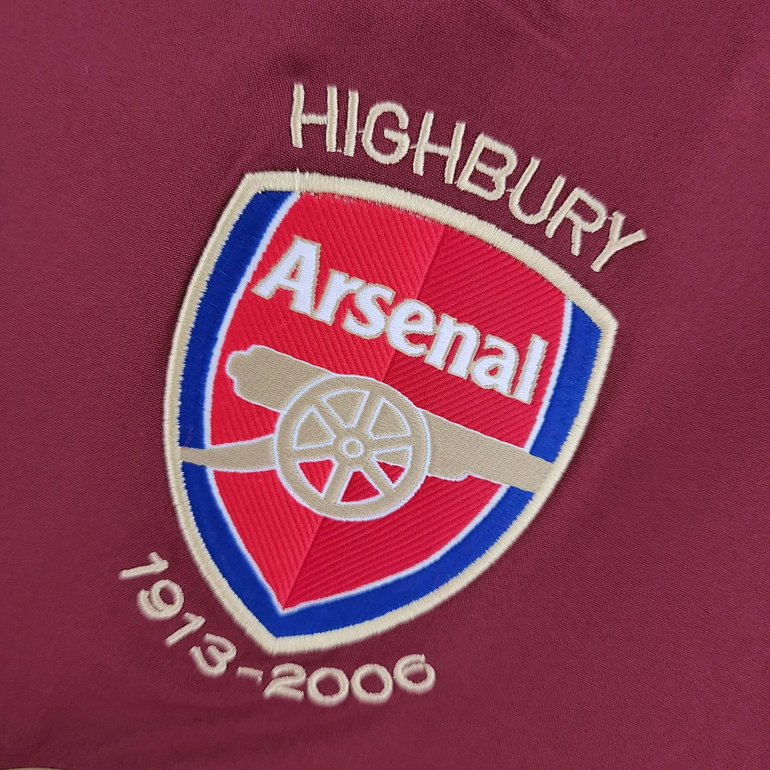 Arsenal Retro Long Sleeve Home Football Shirt 2005/2006