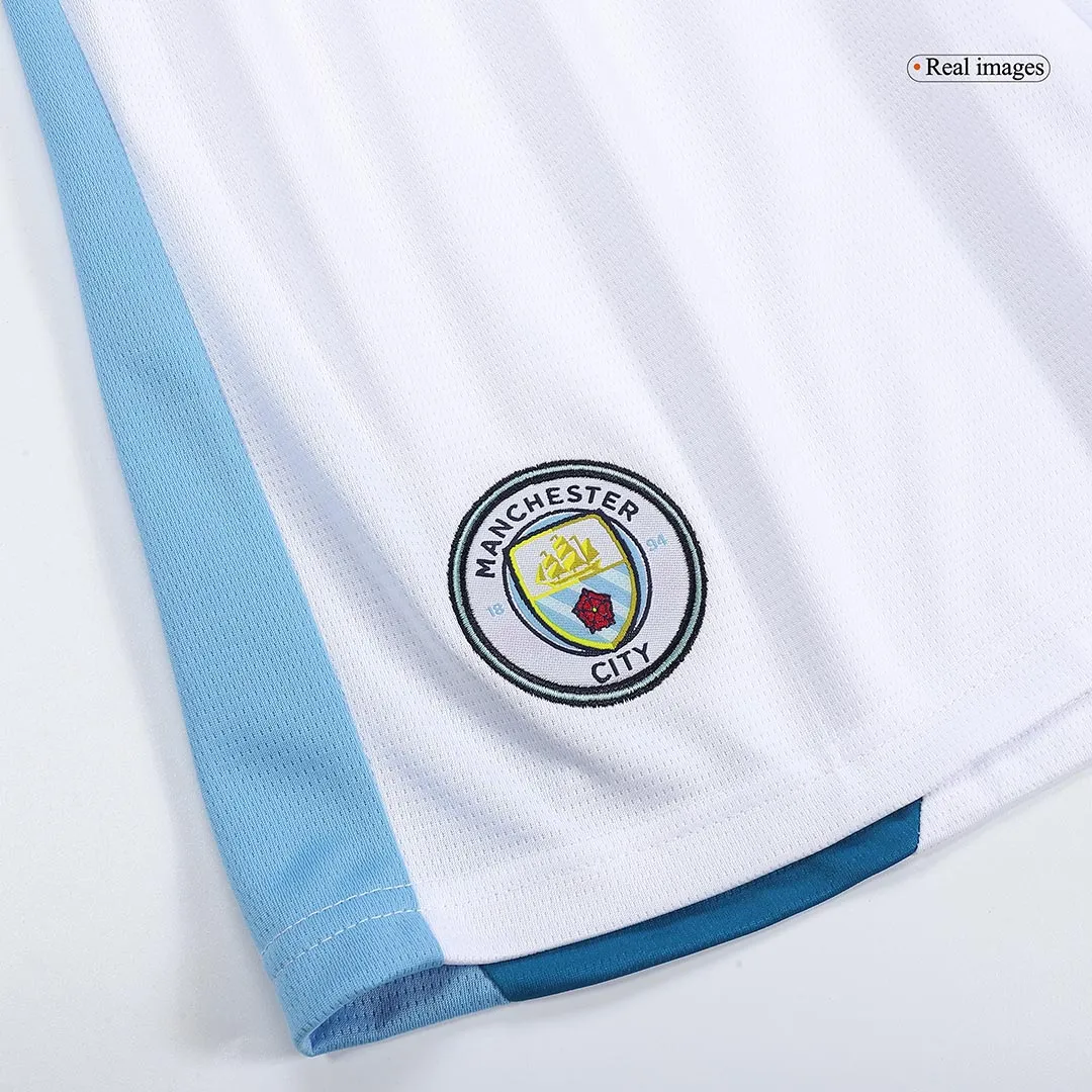 2023/24 Manchester City Home Jersey Kit(Shirt+Shorts)