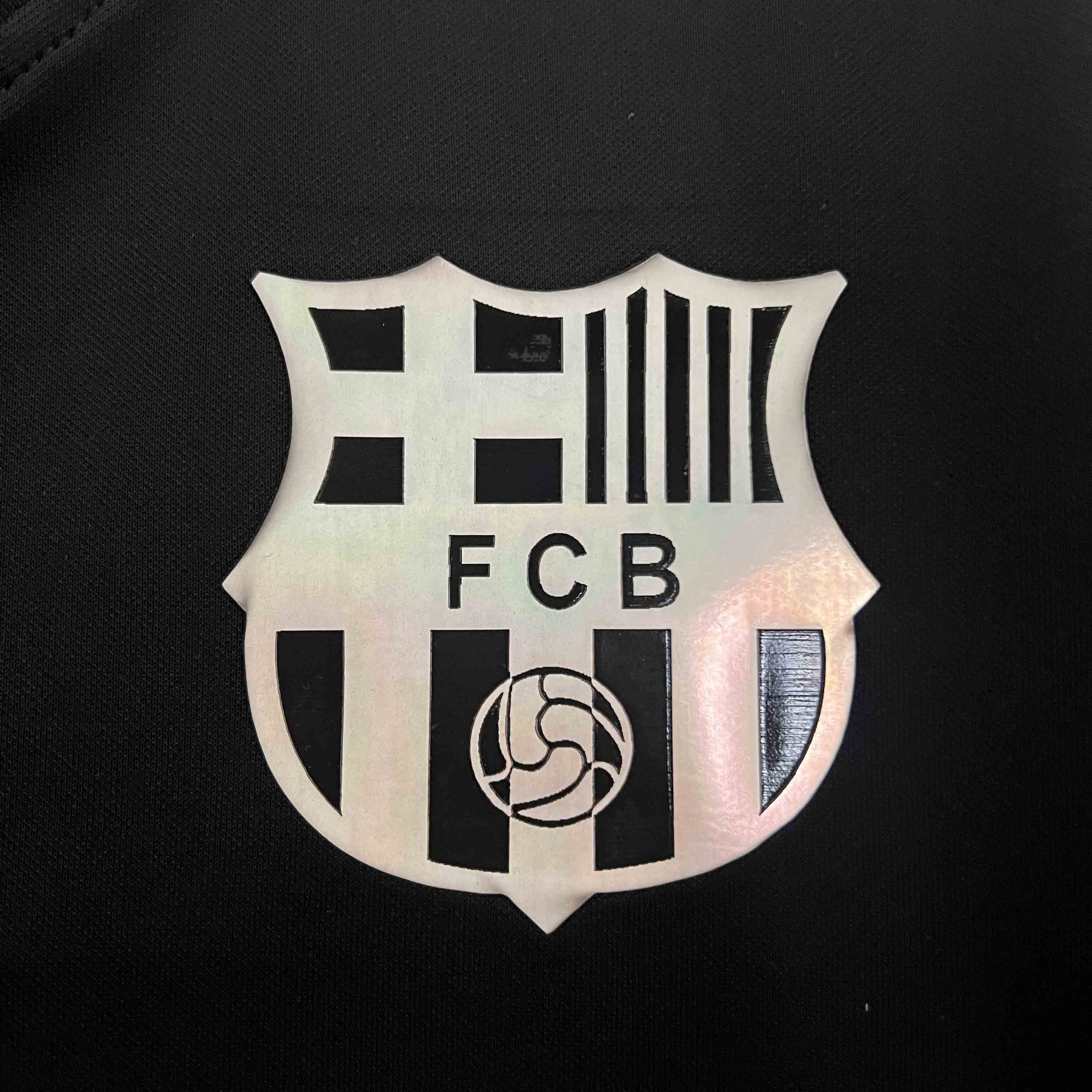 24-25 Barcelona Black Reflective Special Edition Soccer Shirt