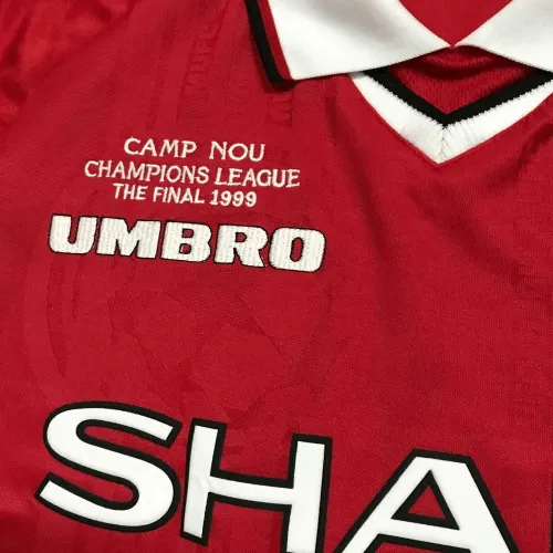 1999/00 Manchester United UCL Final Retro Jersey Home