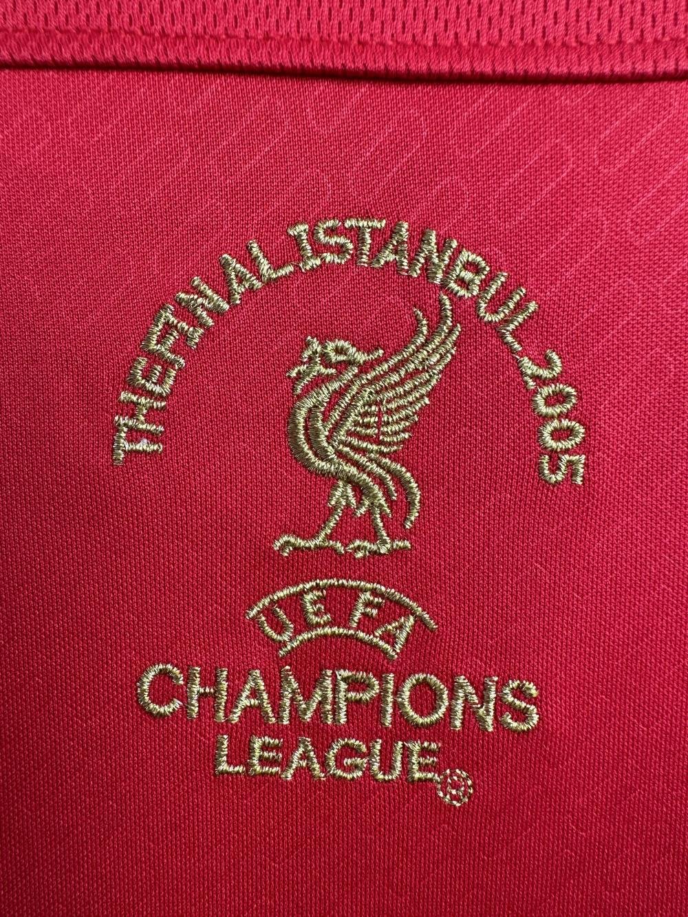 Retro Liverpool FC Home Football Jersey Long Sleeve 2004/2005