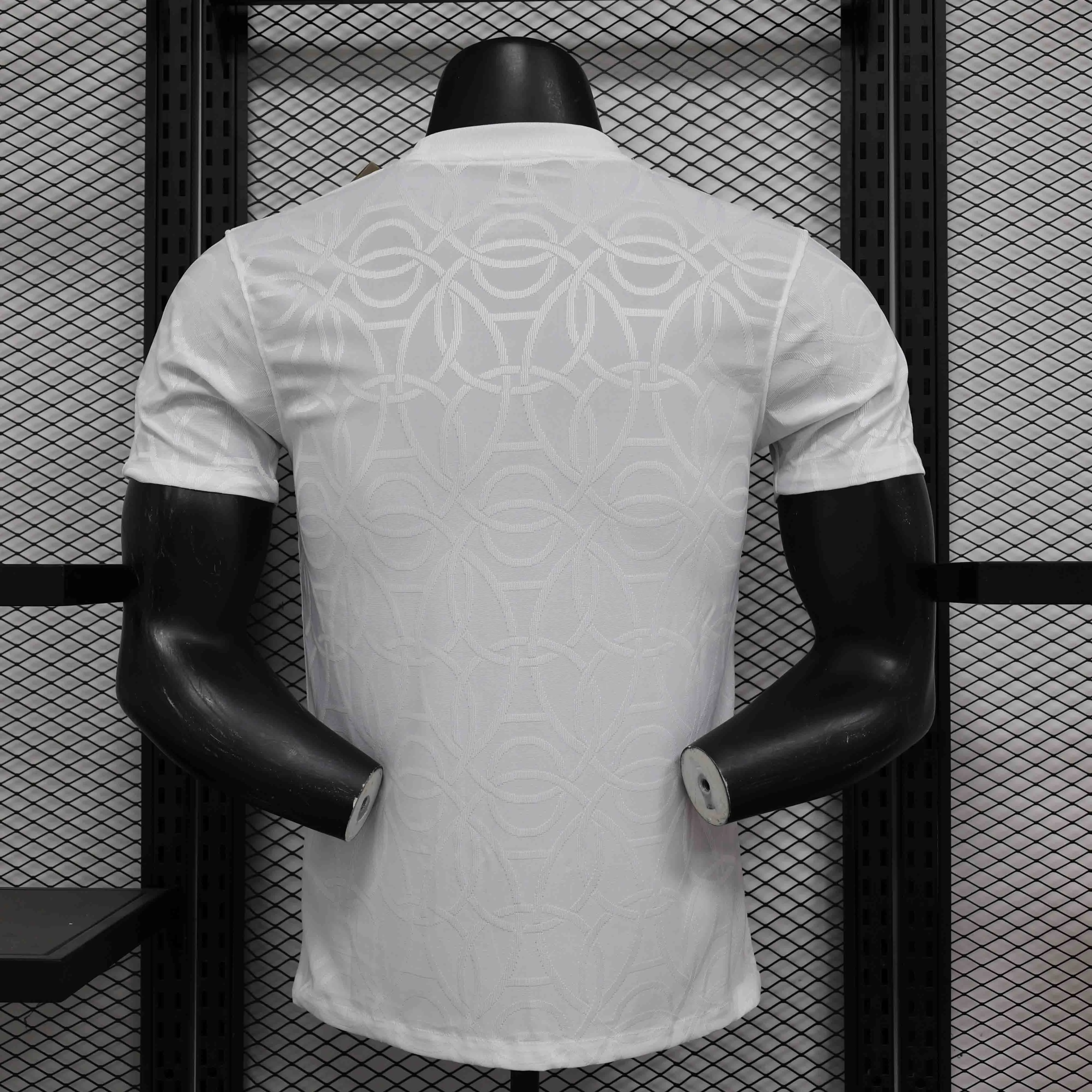 25-26 PSG Player Version Academy Pro Pre-Match White Jersey Customized team emblem stars