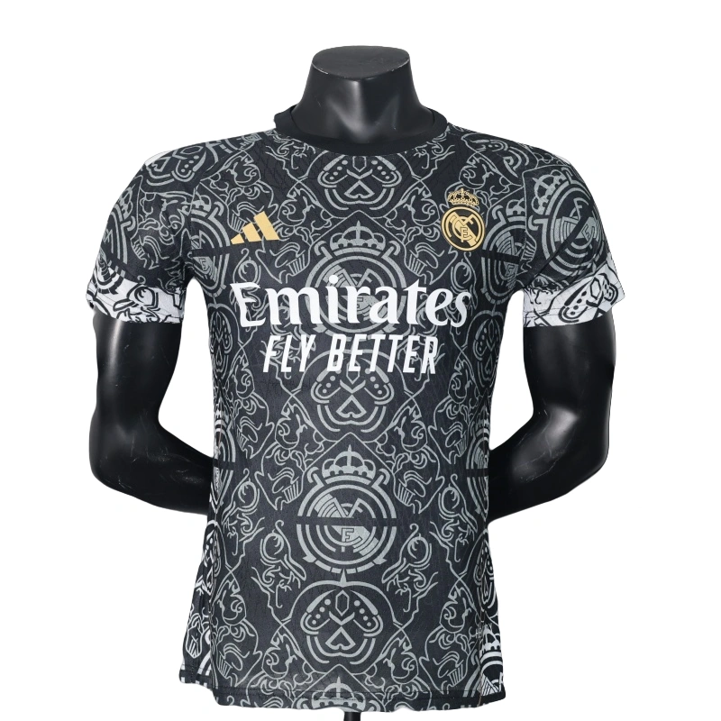 2024/25 Real Madrid player special edition Black football jersey