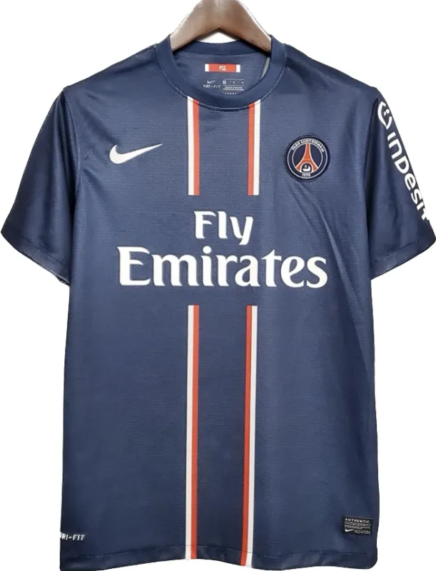 13-14 PSG Soccer Jersey Home Retro Replica
