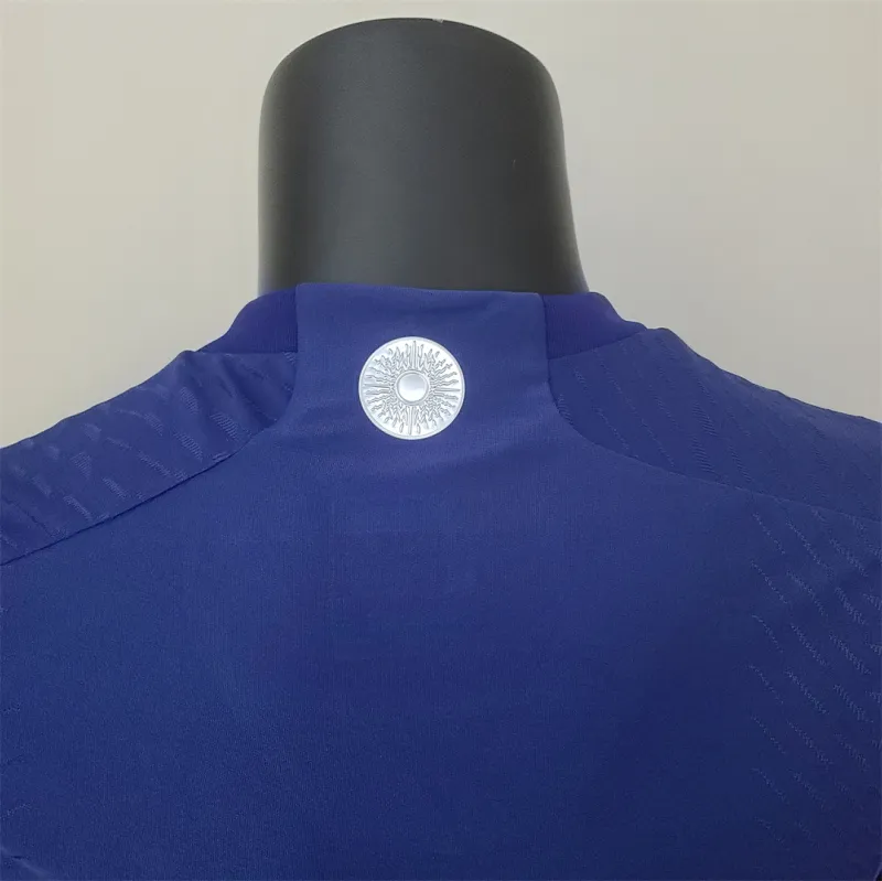 2022 Argentina World Cup Champion Edition 3 stars Away Jersey Player Version