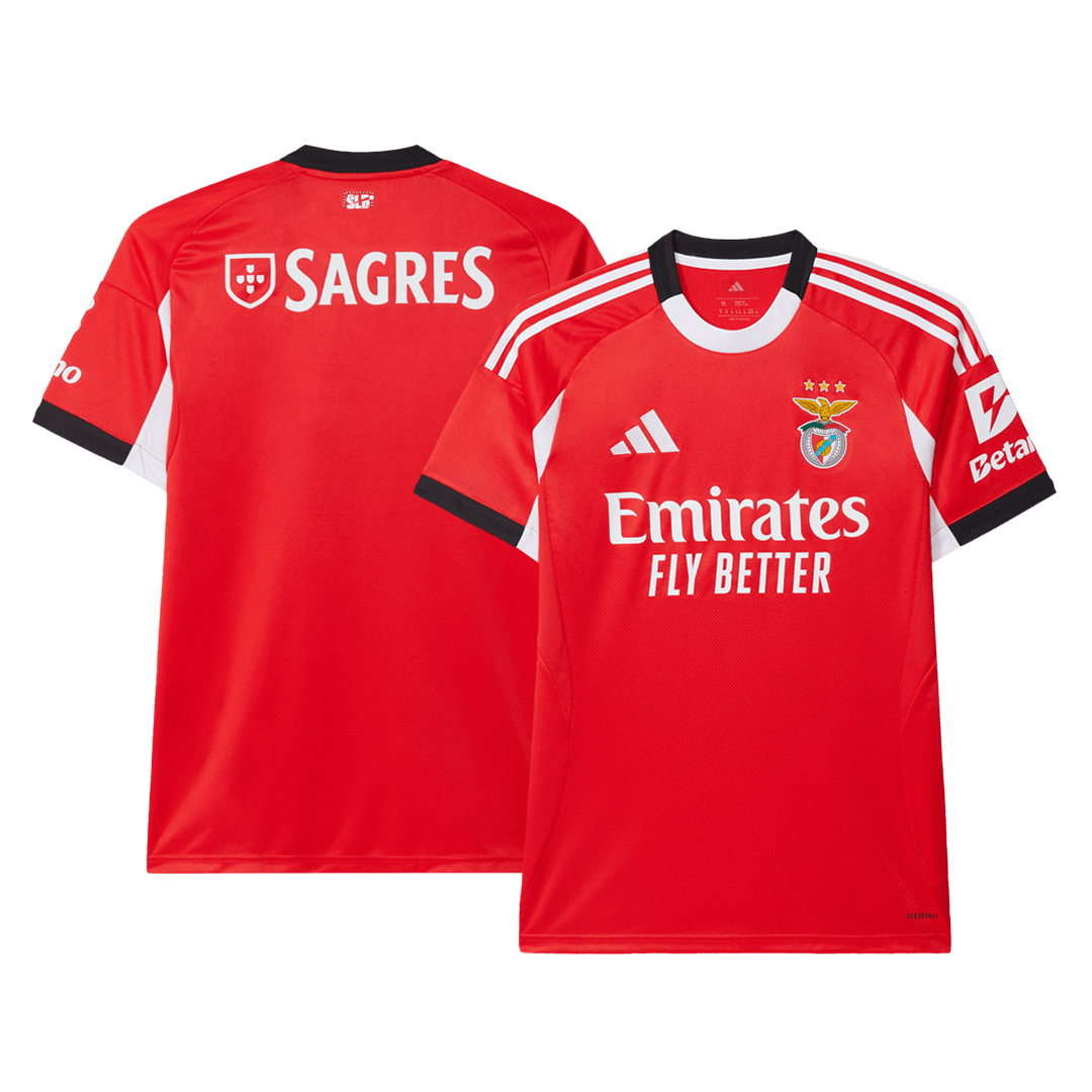 Benfica Soccer Jersey Home Shirt 2025-26