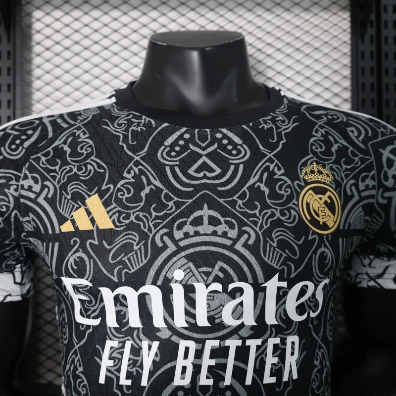 2024/25 Real Madrid player special edition Black football jersey