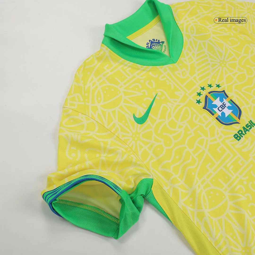 Brazil Home Jersey RODRYGO #10 VINI JR. #7 Copa America 2024