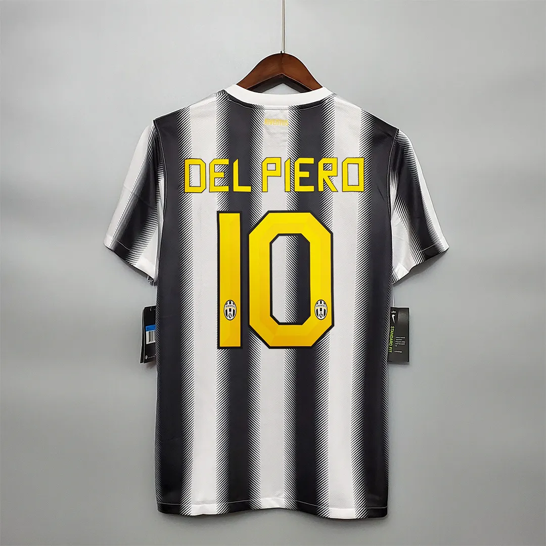 2011-12  Juventus Del Piero #10 Retro Jersey Home Replica