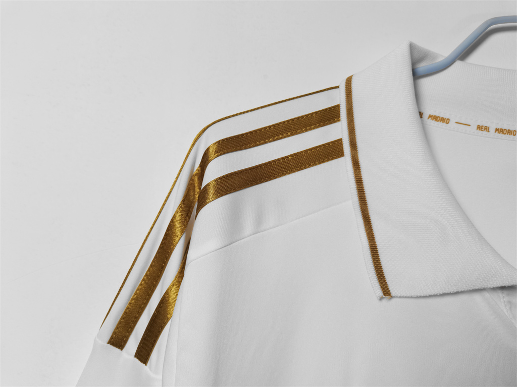 Real Madrid Home Retro Long Sleeves Jersey 11/12